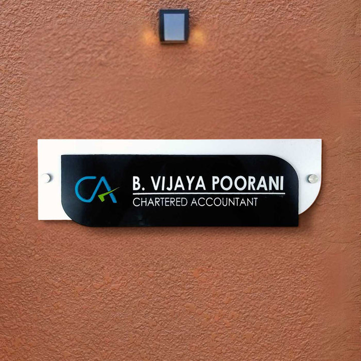 Personalized CA Profession Acrylic Name Plate