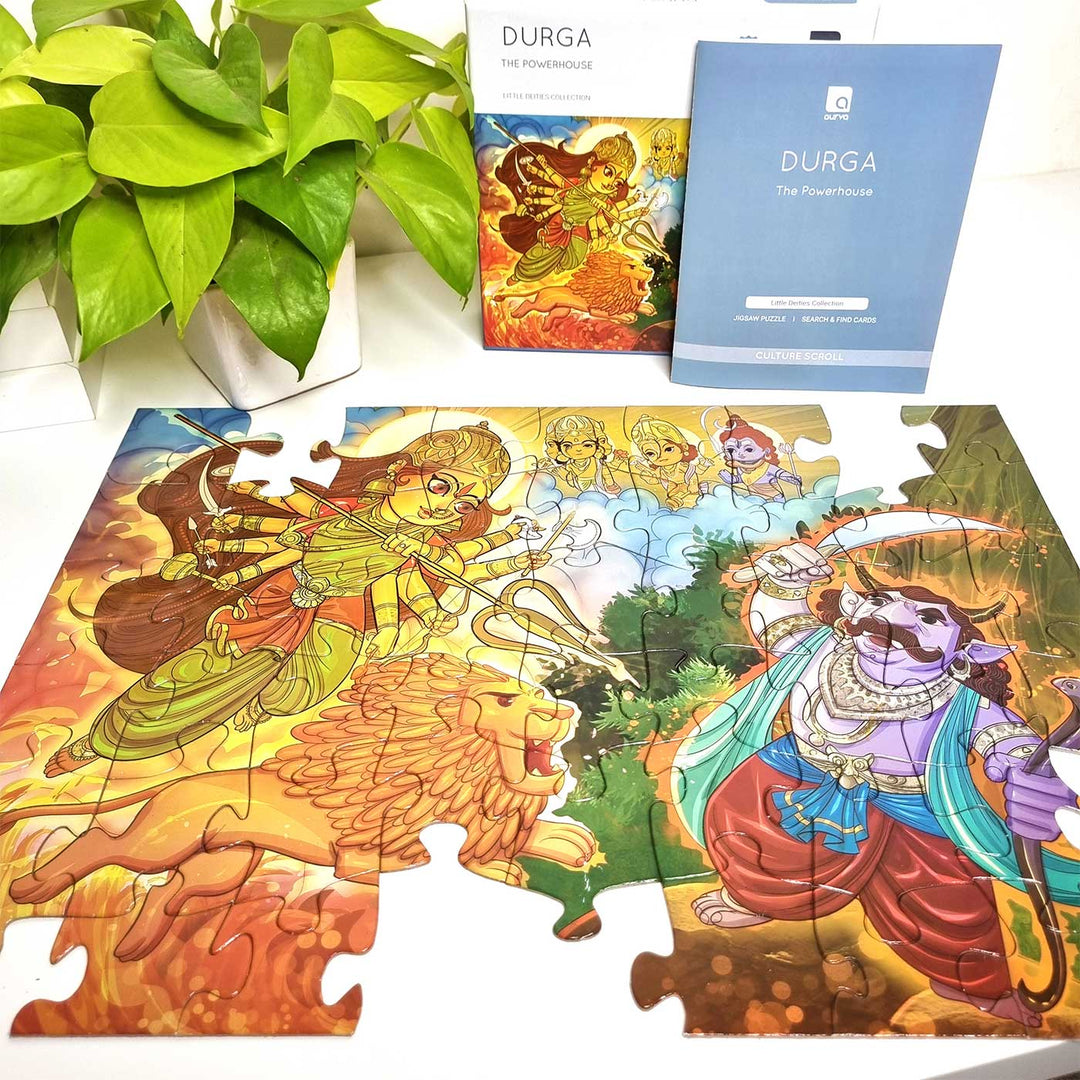 Durga | The Powerhouse Mythology Puzzle | 54 Pieces