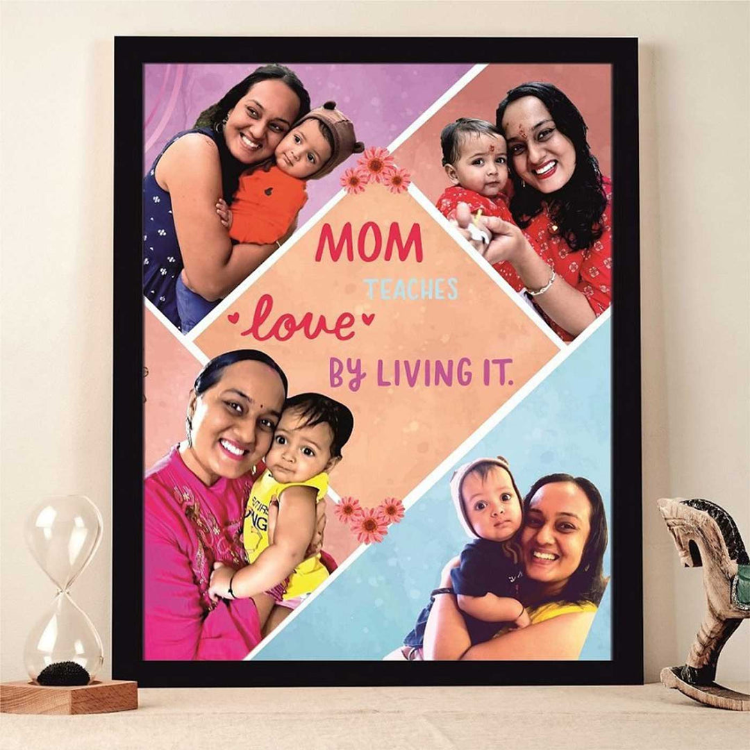 Photo Personalized Mom Theme Framed Decorative Plaque For Mothers