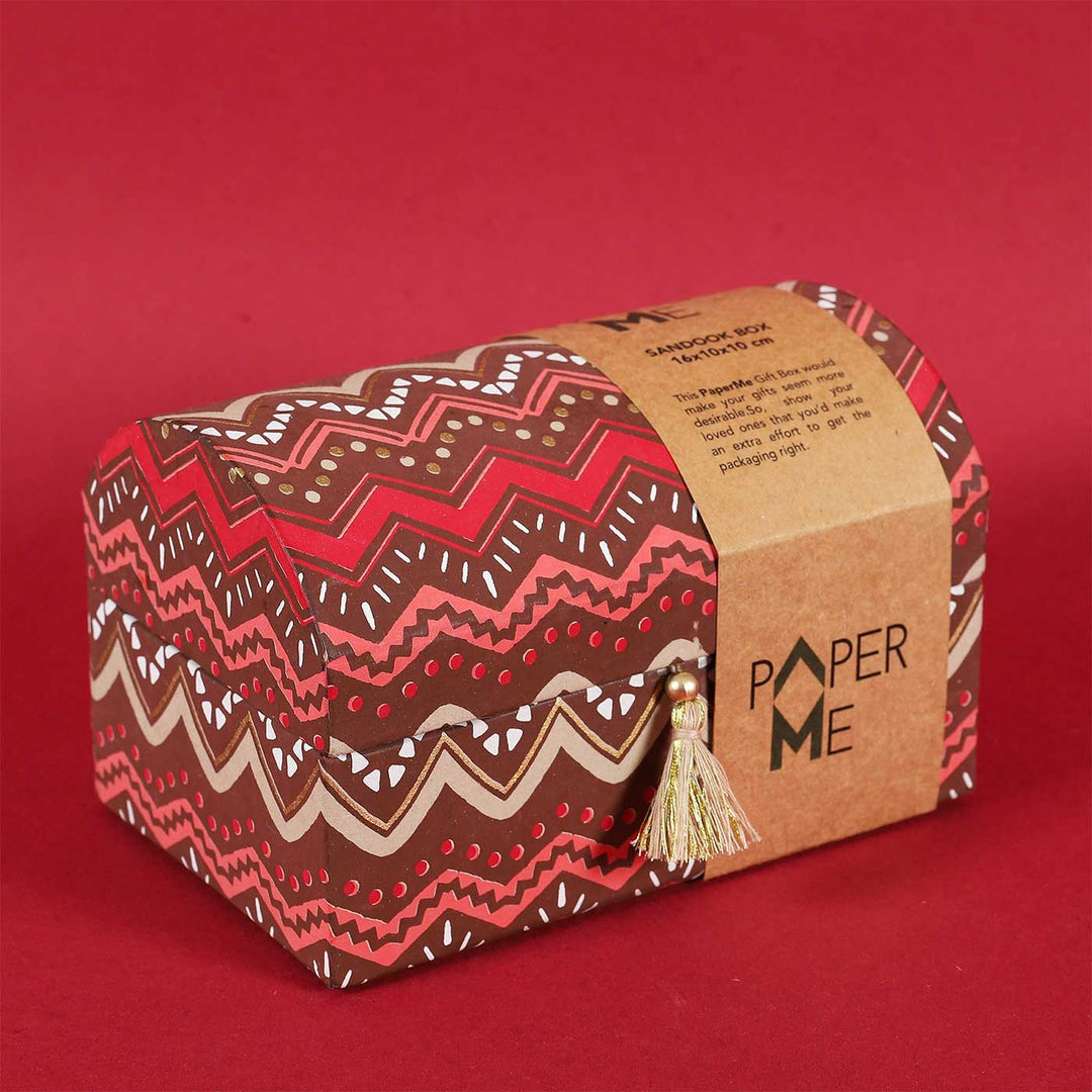 Handmade Block Story Design Sandook Paper Gift Box
