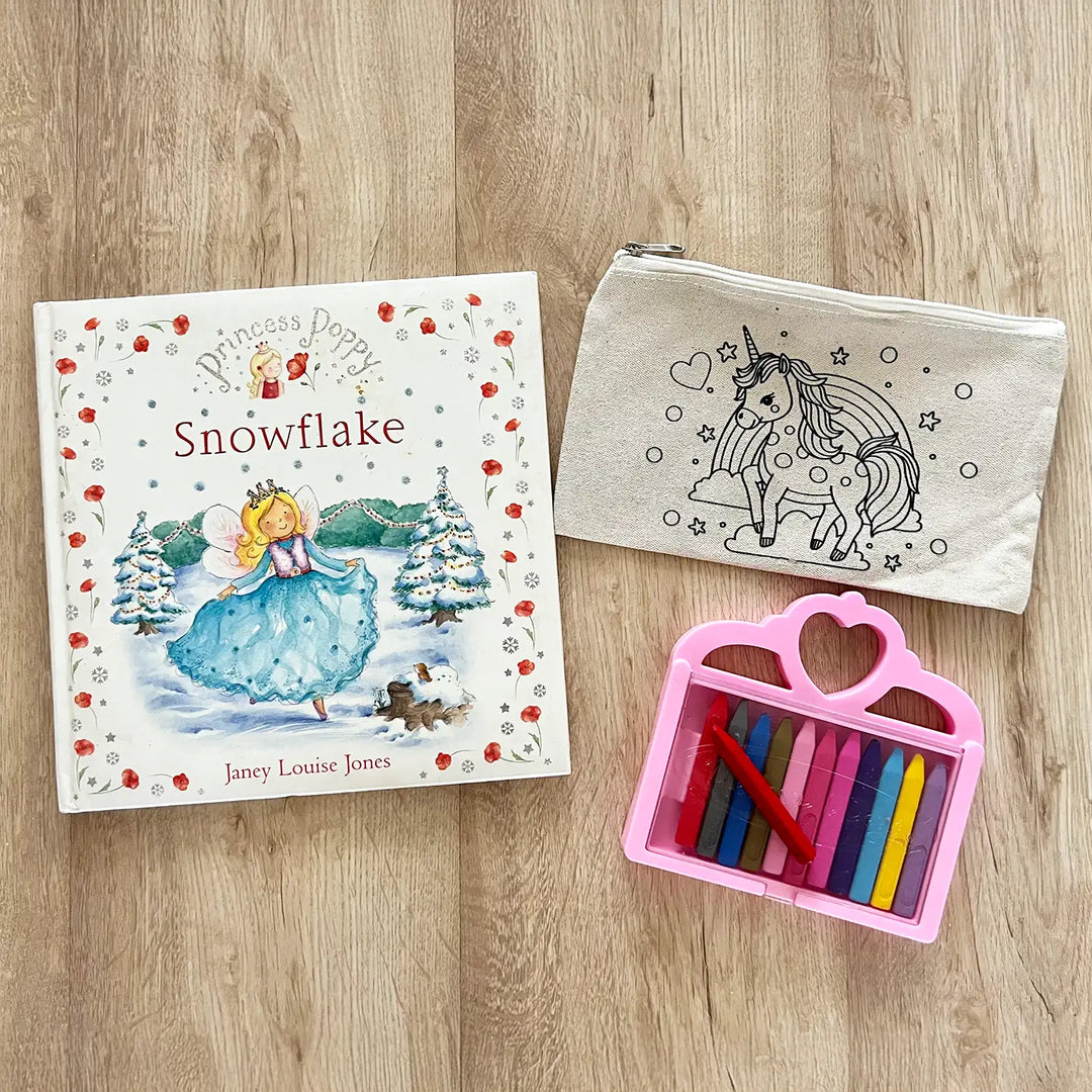 DIY Colour It Yourself Unicorn Cotton Pouch For Kids