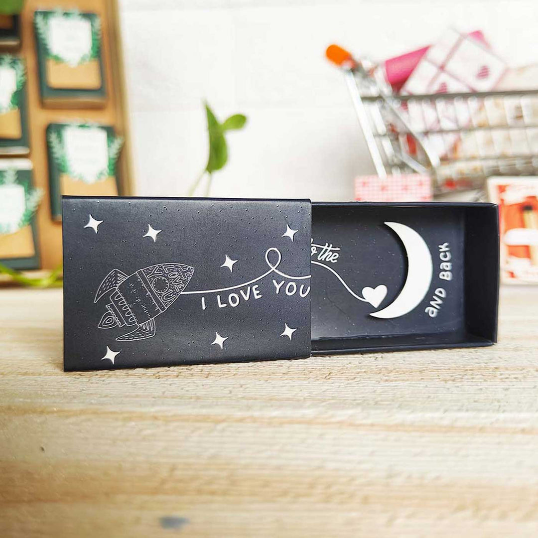 Love You To The Moon & Back Fridge Magnet | Valentine’s Gifting