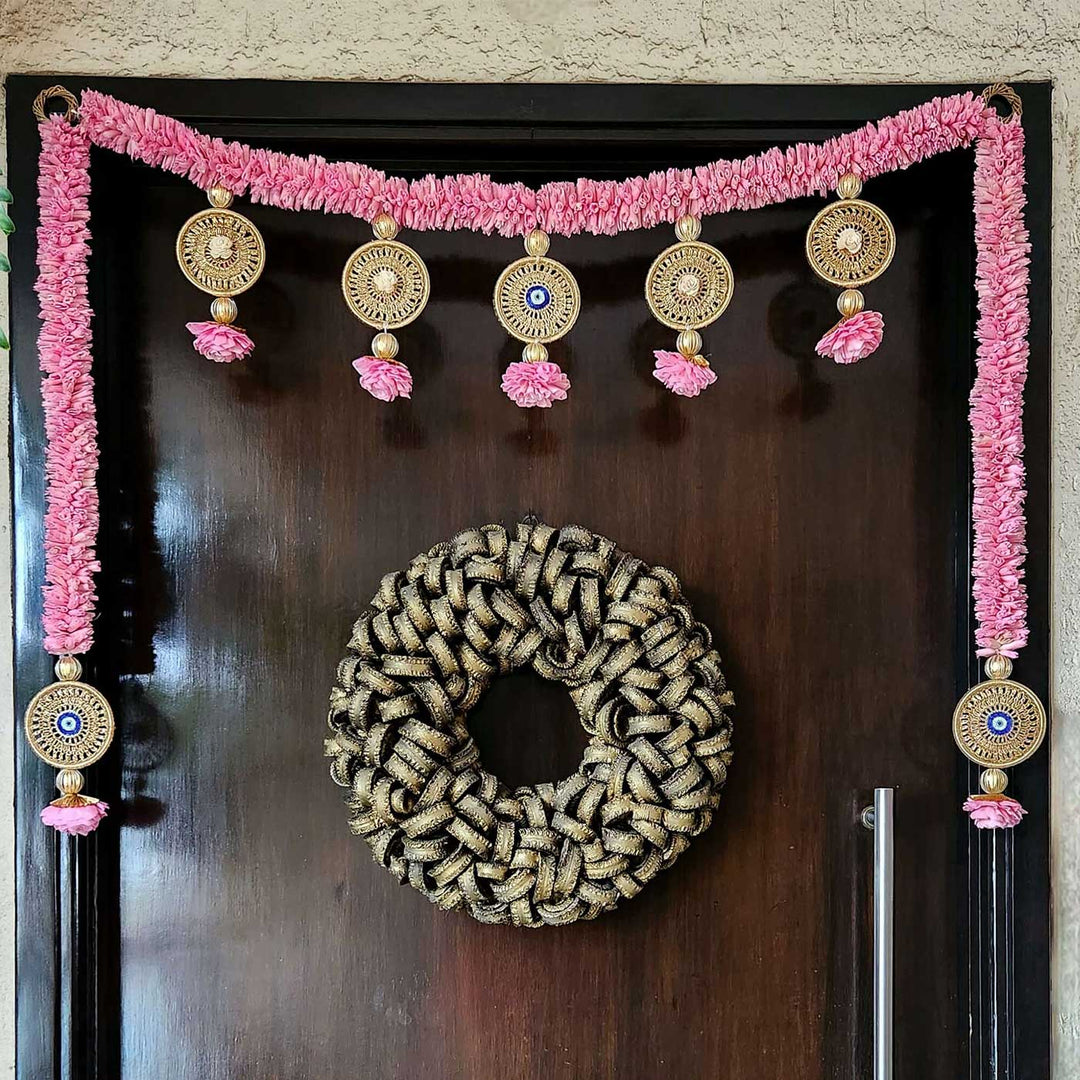 Handmade Vaastu Evil Eye Design Toran And Latkan