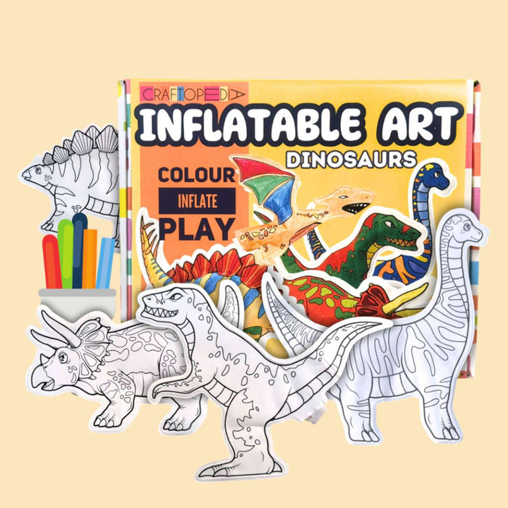 Inflatable Dinosaur Theme Painting DIY Kit