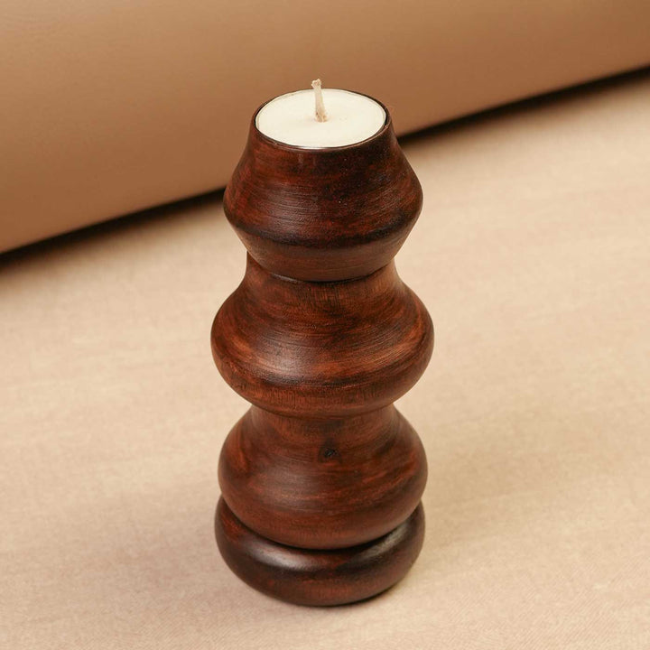 Handmade Matka Glow Reusable Hamper | Includes Matka Wooden Candles, Circle Candles, Seed Card And Outer Box | Set Of 4