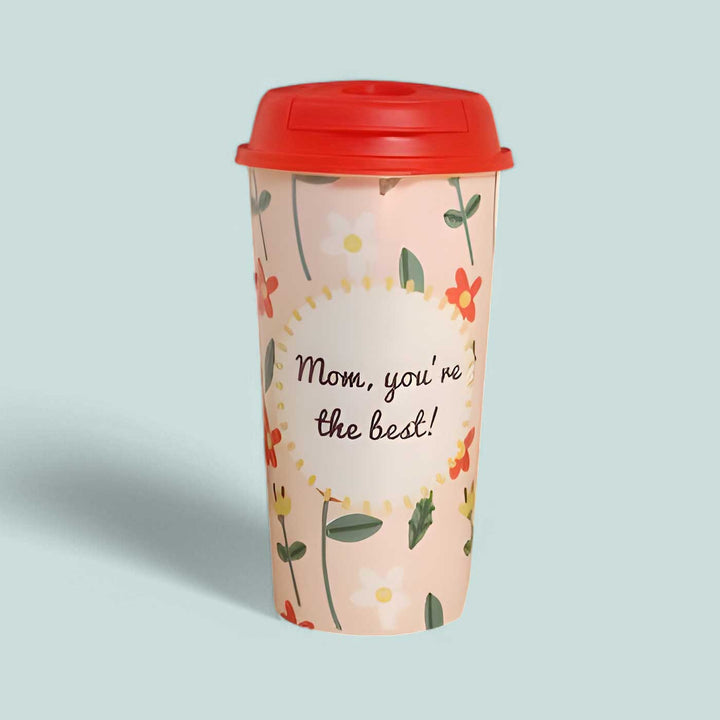 Eco-Friendly Best Mom Theme Rice Husk Tumbler For Mothers
