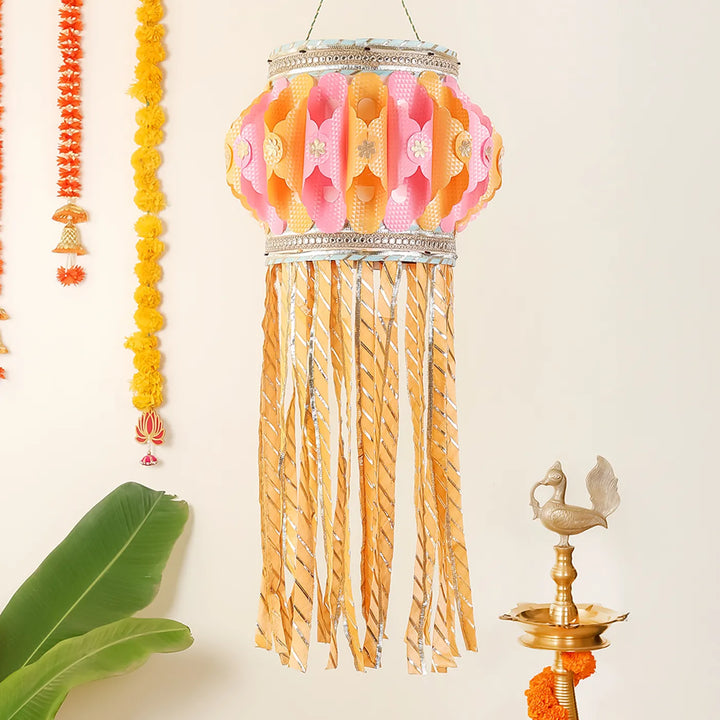 Handmade Decorative Pankhudi Akash Kandil/Lantern