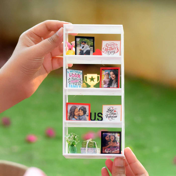 Photo Personalized Handmade Miniature Rack MDF Decorative Plaque For Mom