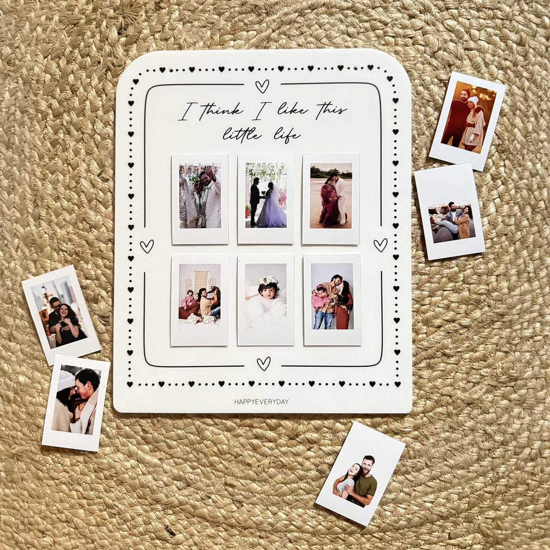 Photo Personalized Heart Design Acrylic Decorative Plaque