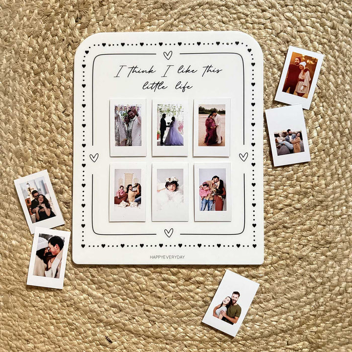 Photo Personalized Heart Design Acrylic Decorative Plaque