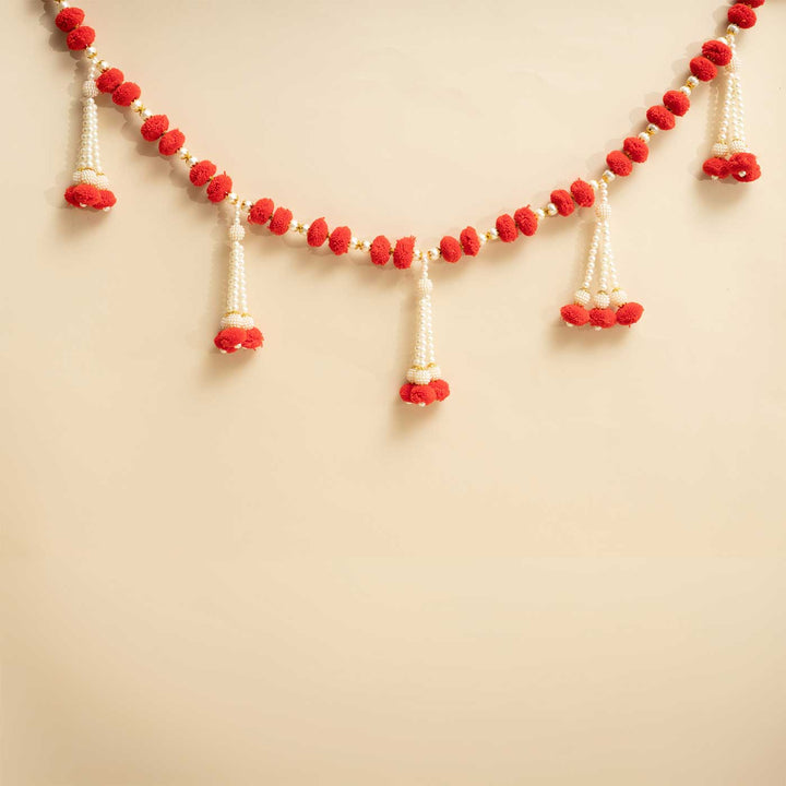 Handmade Shubh Design Pearl Toran