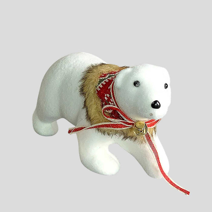 Big Snow Polar Bear Decor For Christmas Table Decoration