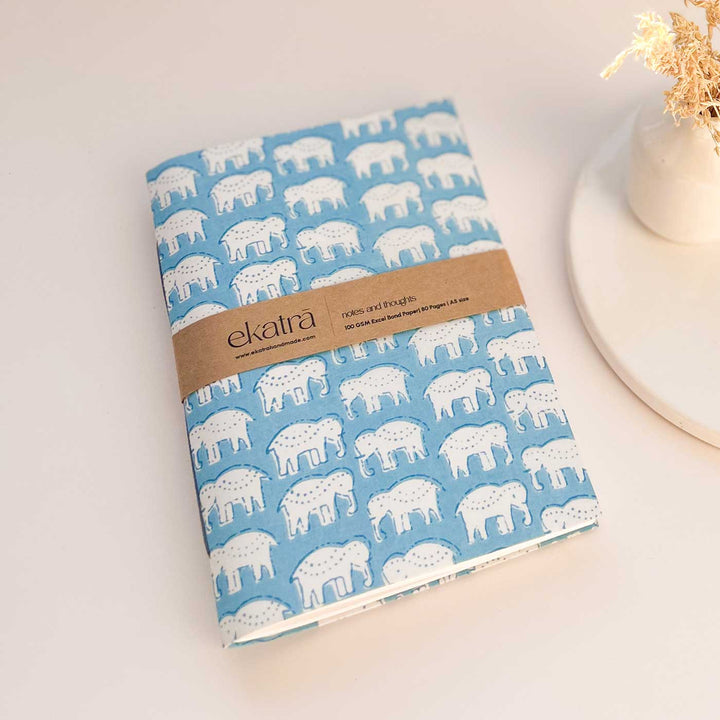 Elephant Print A5 Journal