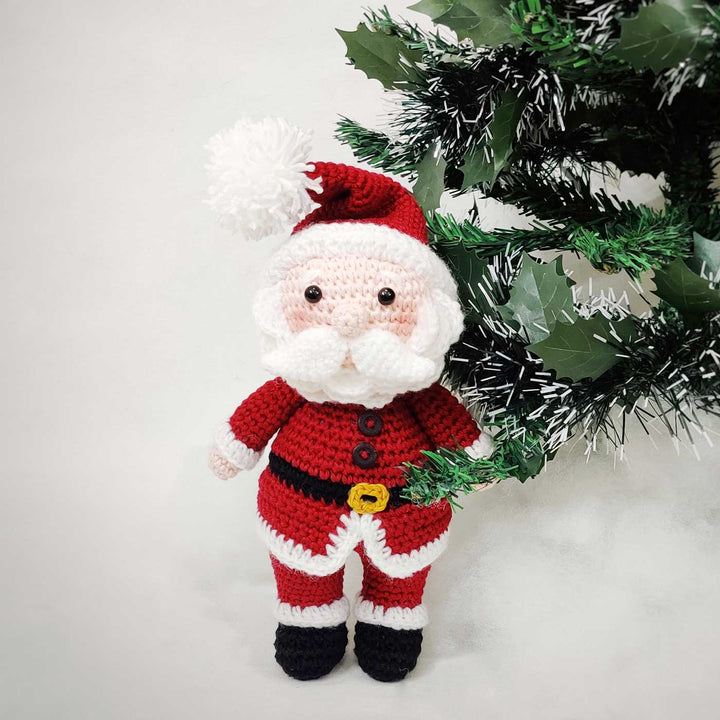 Handmade Crochet Santa Claus Toy Crochet | Secret Santa Gift Ideas