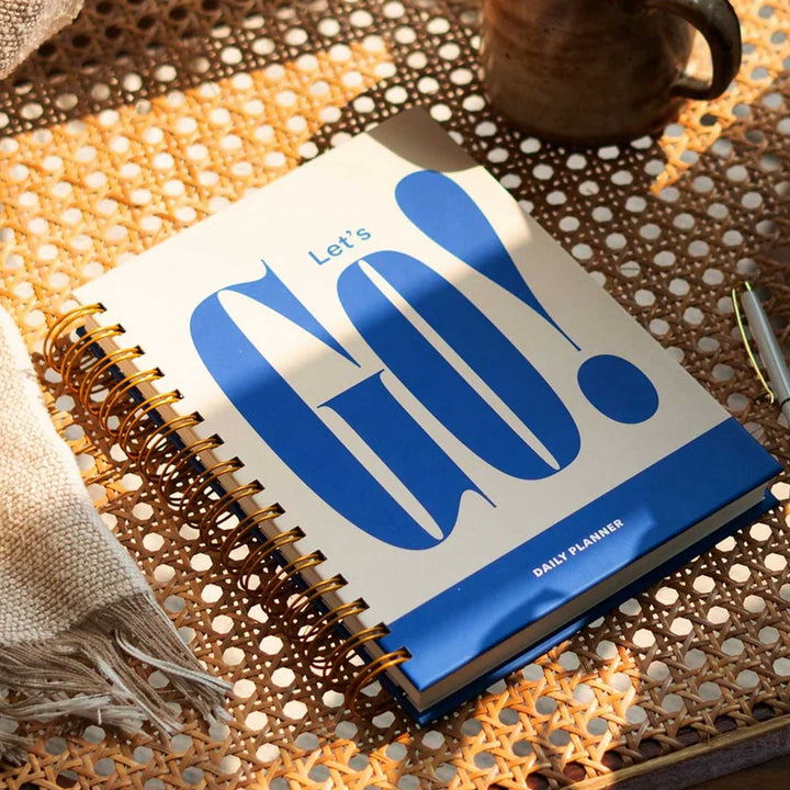 Let's Go Daily Planner | A5 Size | 230 Pages