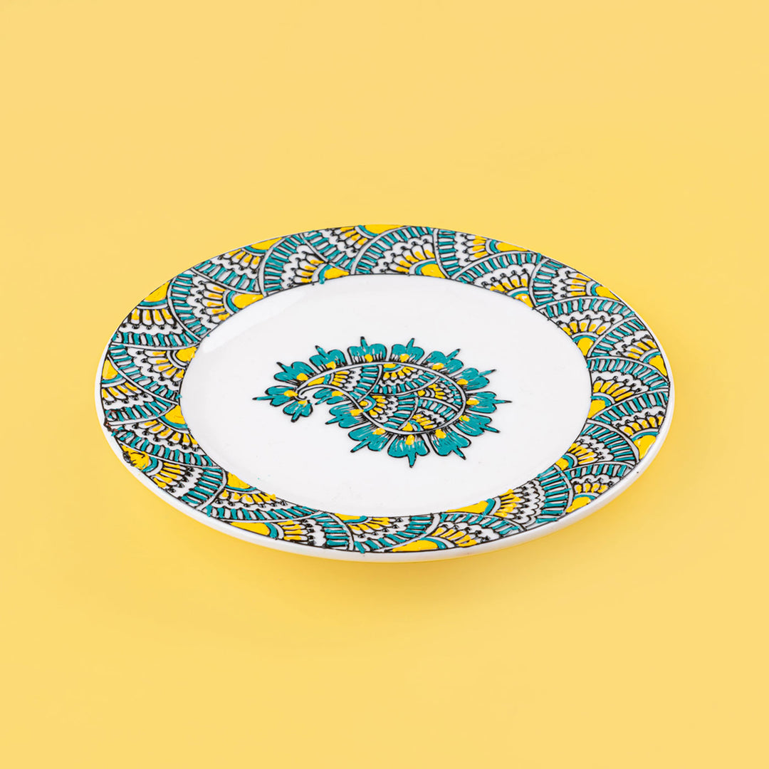 Handpainted Ceramic Wall Plate