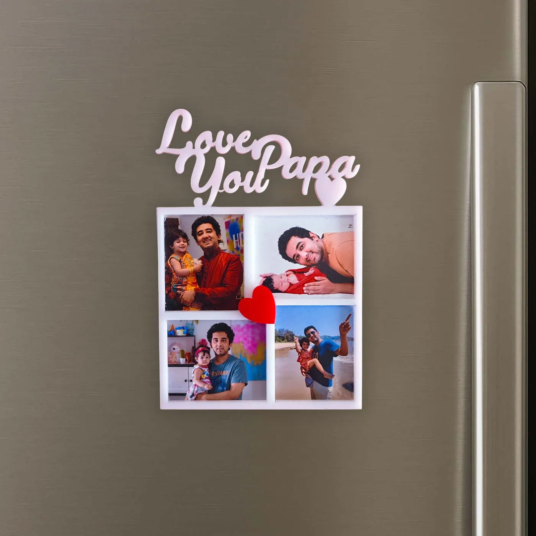 Photo Personalized Handmade Papa Theme Acrylic Photo Frame