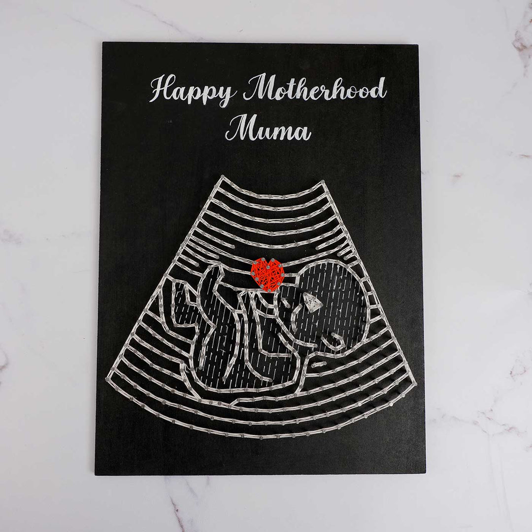 Personalized Handmade String Art New Mom Wooden Decorative Plaque For Mothers