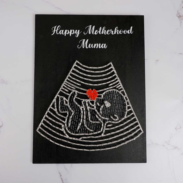 Personalized Handmade String Art New Mom Wooden Decorative Plaque For Mothers