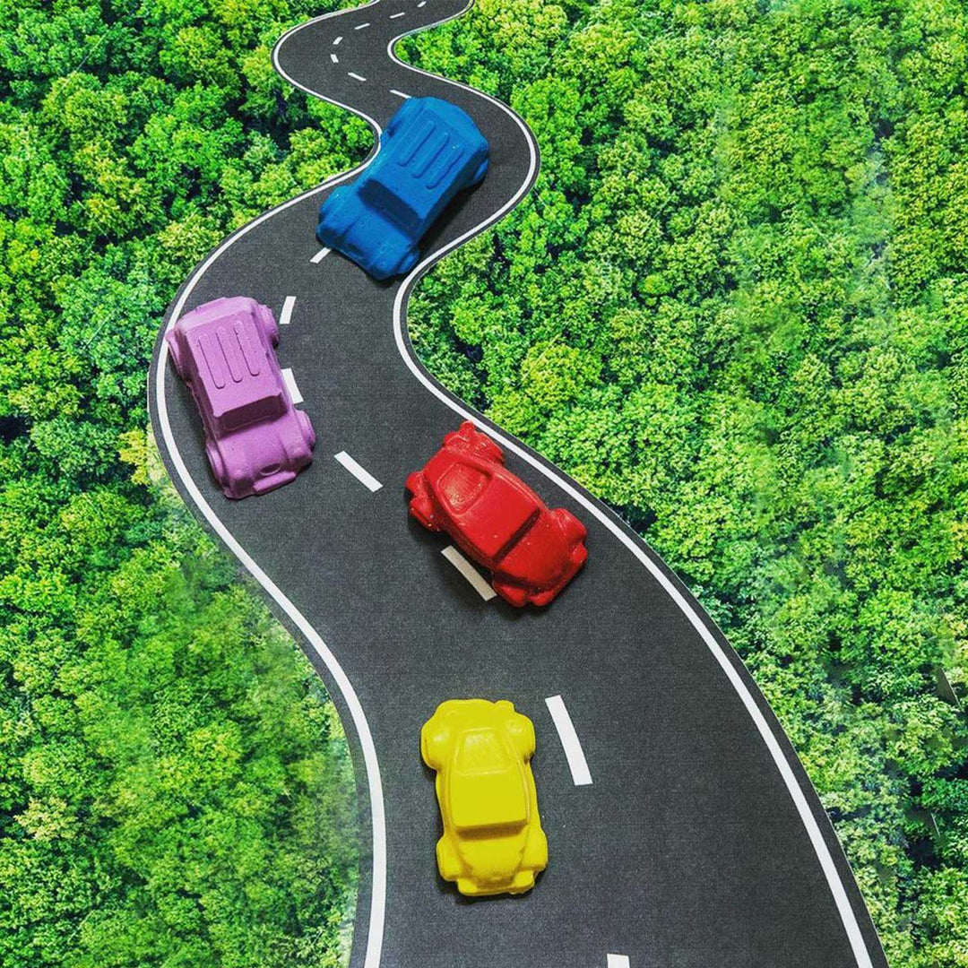 Handmade Non-Toxic Mini Cars Crayons | Set Of 8