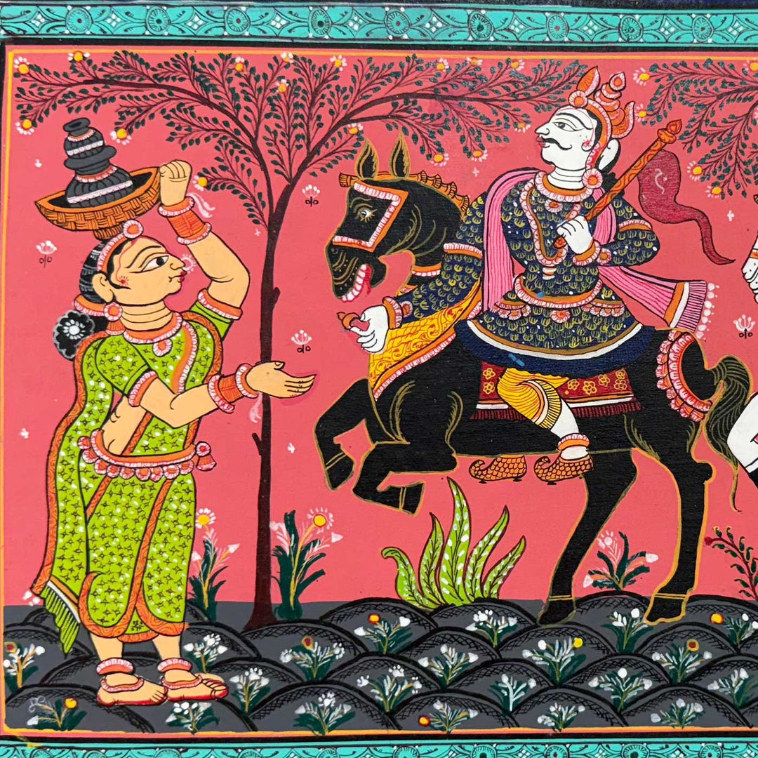 19 X 13 Inch | Handmade Canvas Kanchi Vijay Painting