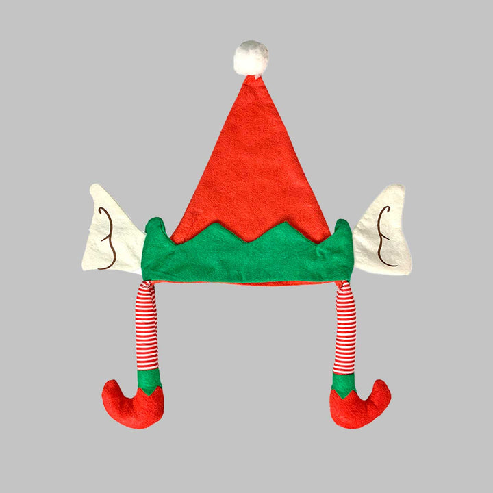 Handmade Long Elf Legs & Ears Felt Santa Hat | Xmas Gifting Ideas
