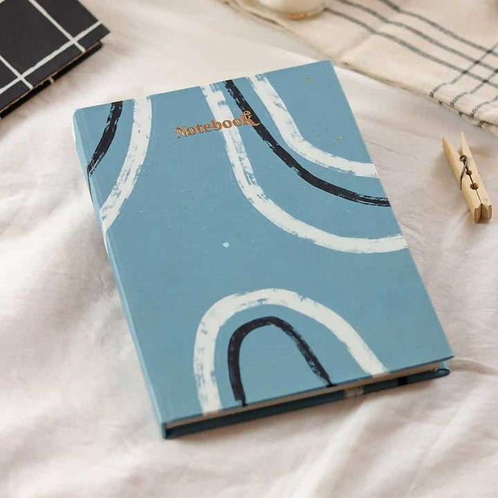 Handmade Sapphire Lines Ruled Journal | 100  Pages