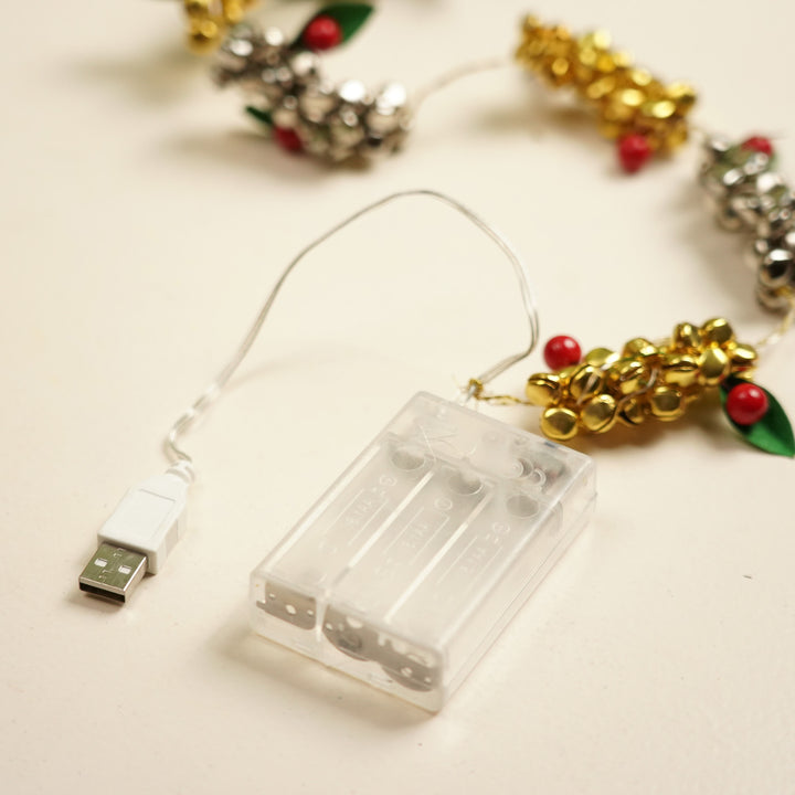 48 Inch | Gold And Silver Mistletoe Fairy Lights