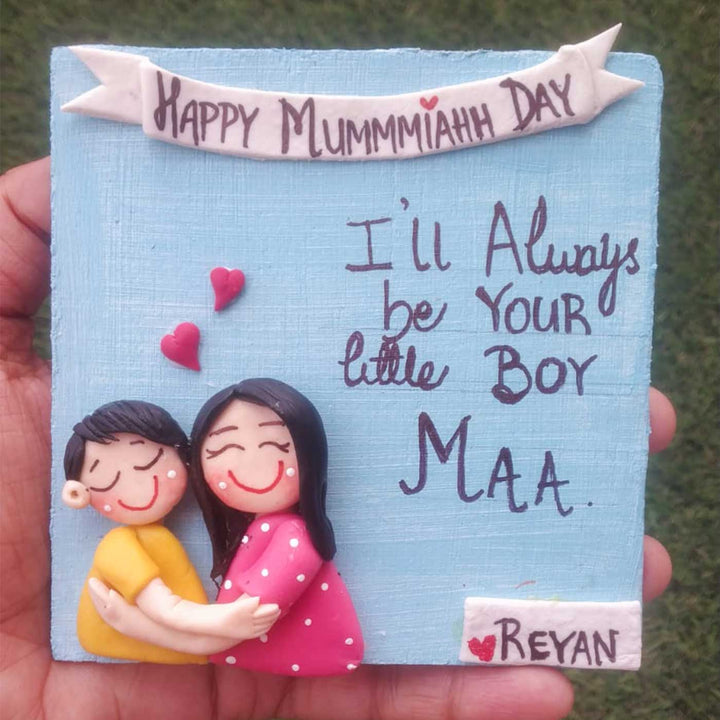 Personalized Handmade Mother's Day Theme MDF Wood Fridge Magnet For Mothers