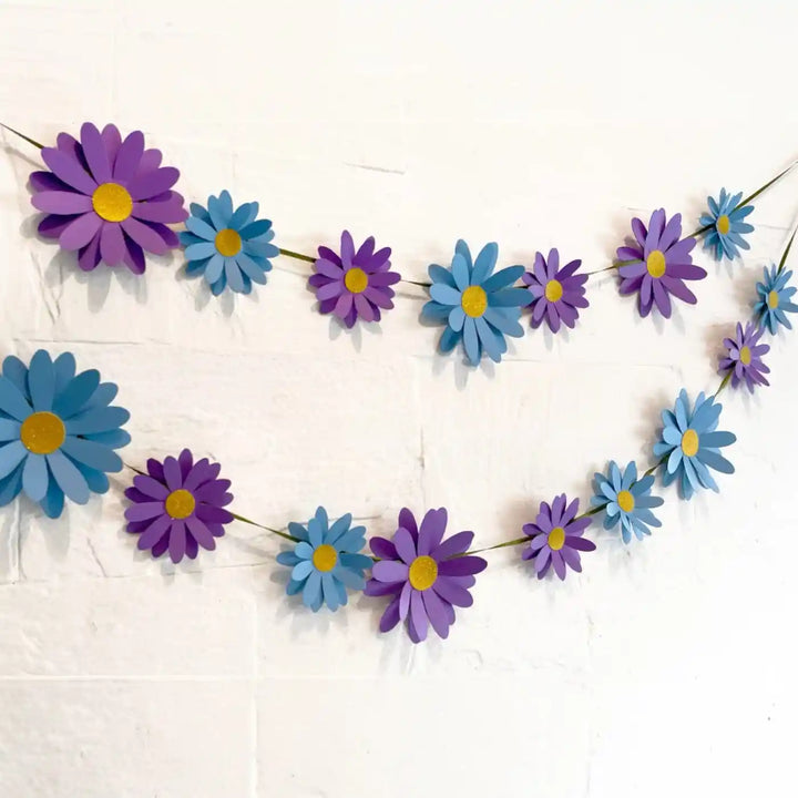 Eco-Friendly Daisy Design Paper Bunting