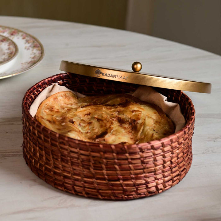 Handmade Ecofriendly Grass Weaving Minimalist & Rustic Elegance Sikki Roti Box