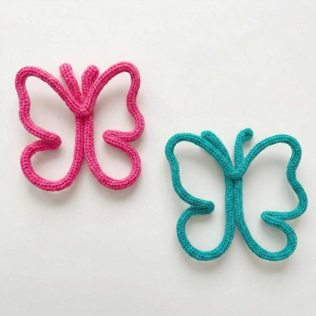 Handmade Knitted Wire Butterfly Hanging For Kids Room Decoration