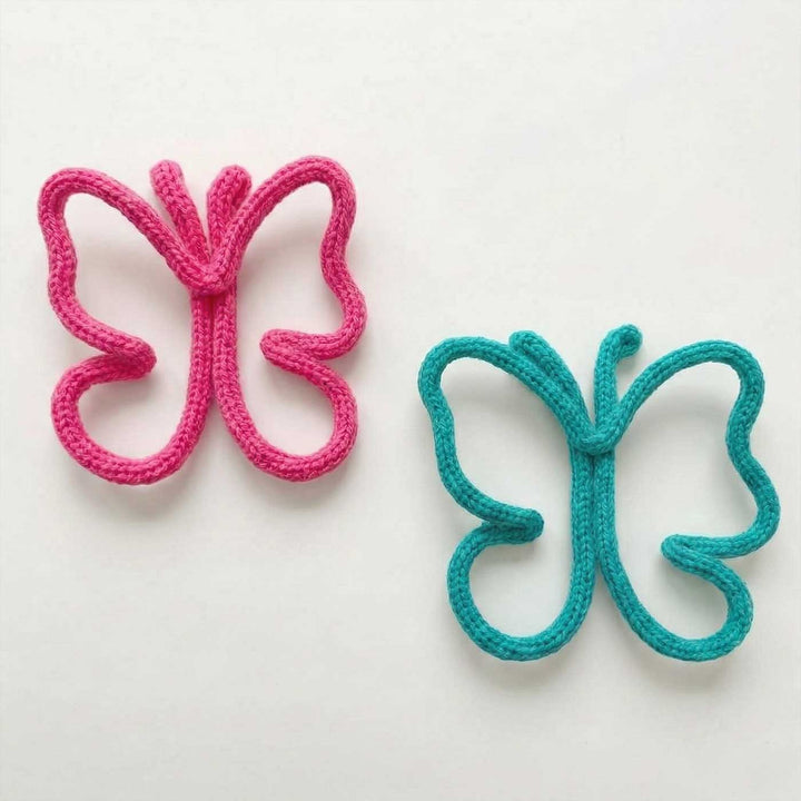 Handmade Knitted Wire Butterfly Hanging For Kids Room Decoration