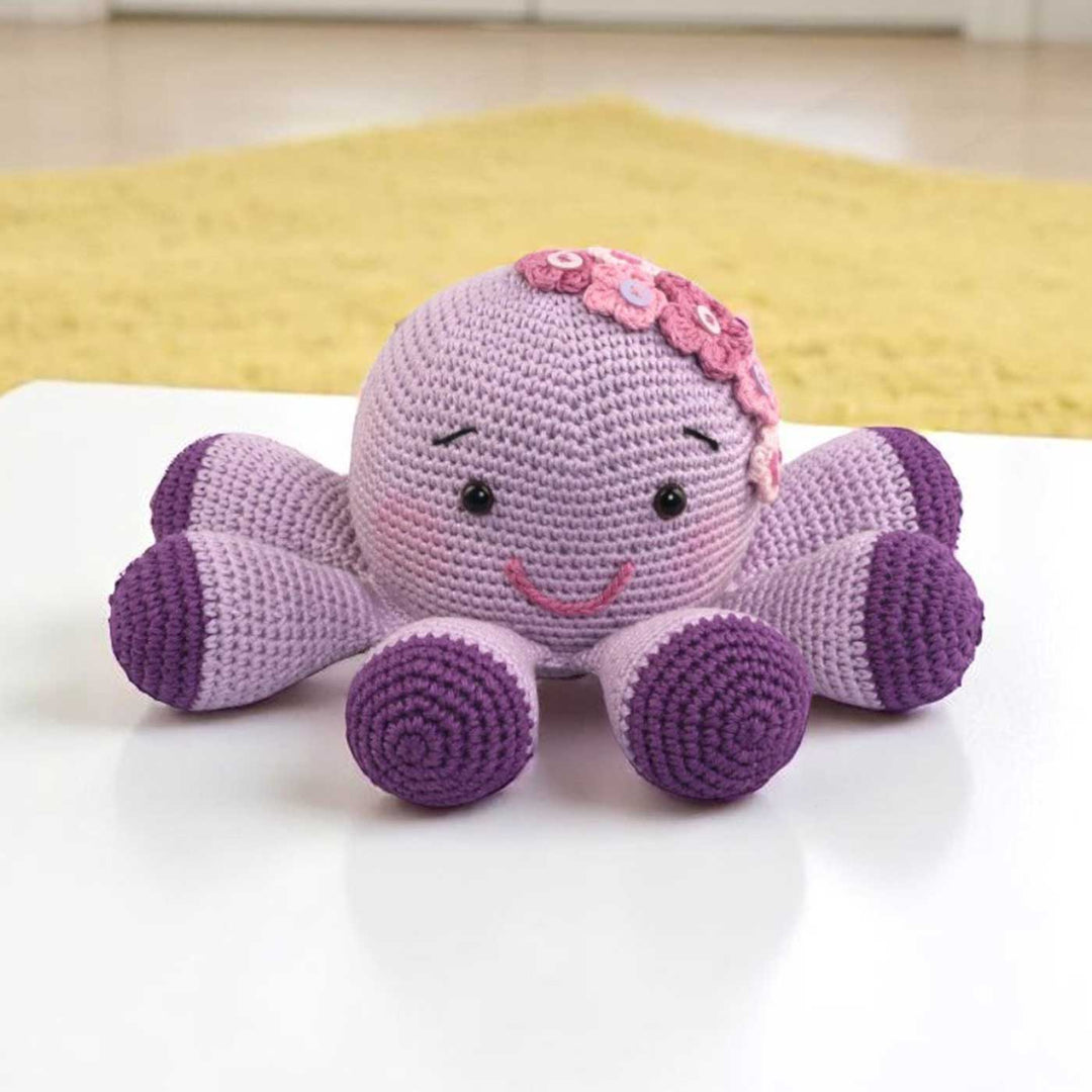 Buy Handmade Crochet Octopus Toy for Kids Online On Zwende