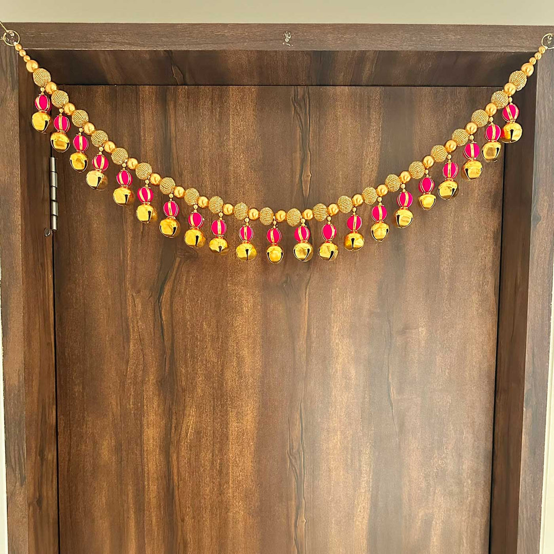 Handmade Moti & Ghungroo Toran For Festive Decor