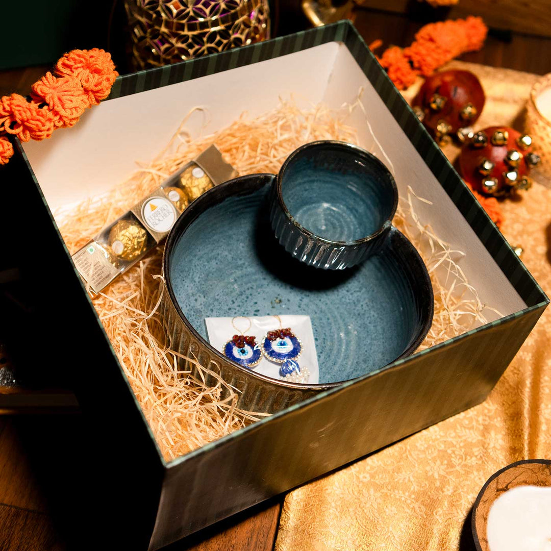 Premium Flavours Of Diwali Ceramic Gift Hamper | Set Of 3
