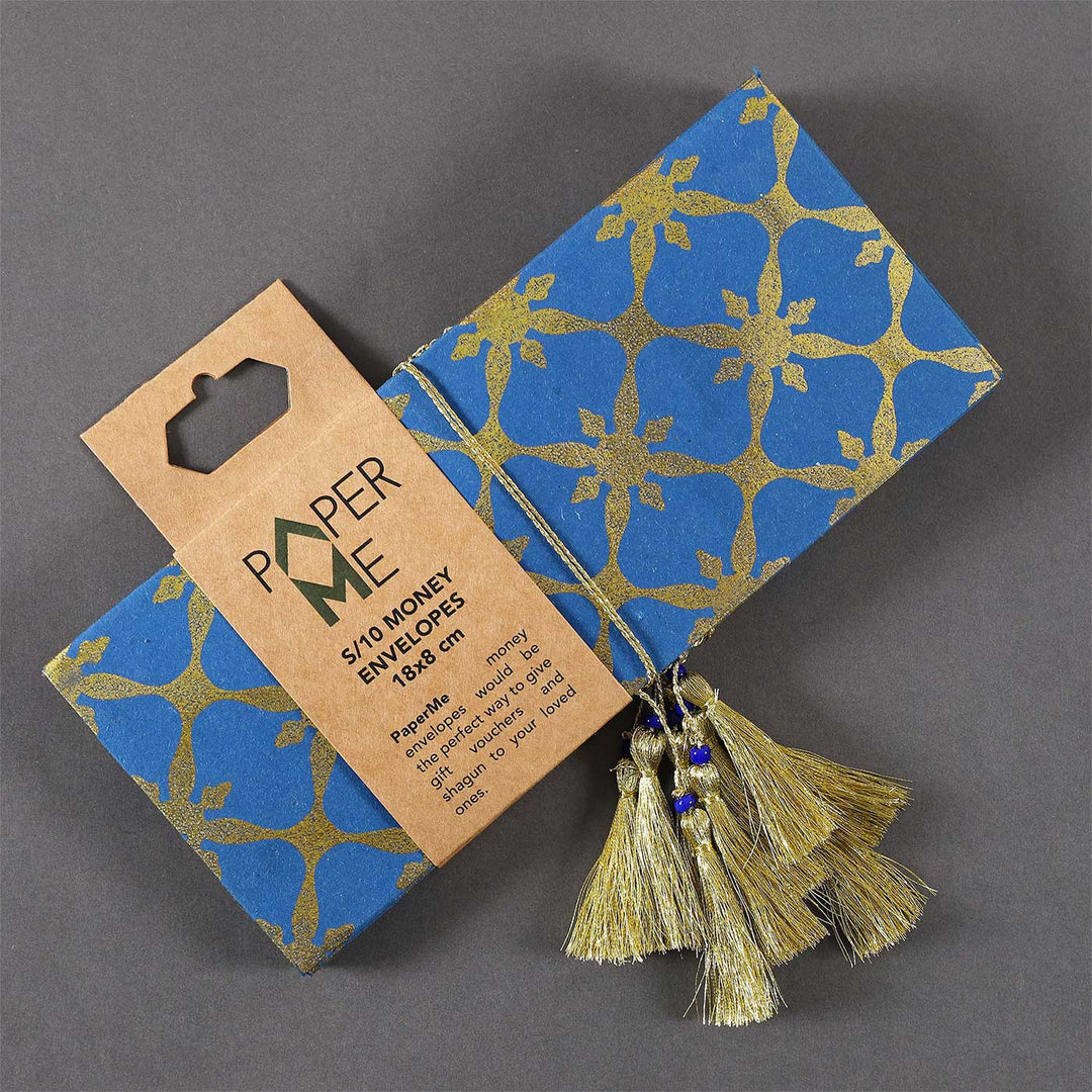 Personalized Handmade Spark Paper Envelopes | Set Of 10