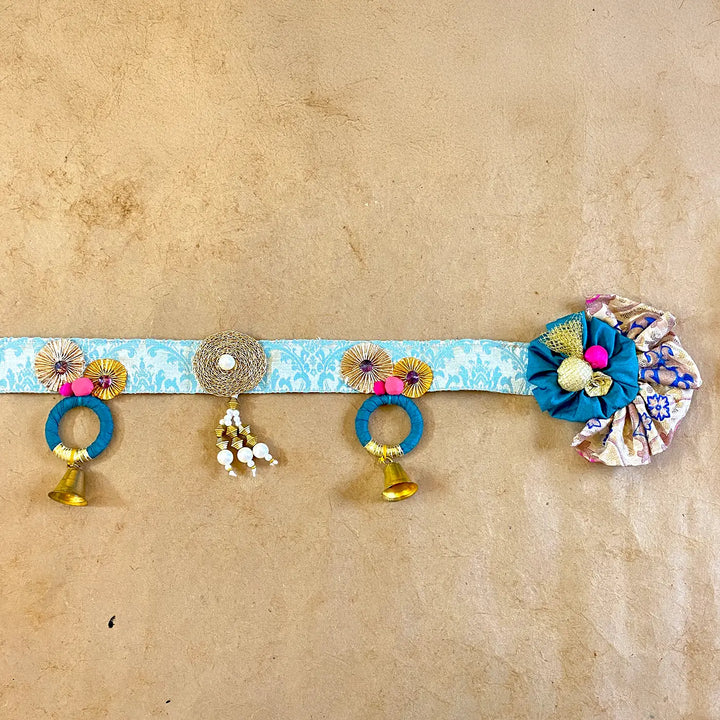 Handmade Decorative Khushaan Floral  Silk Toran