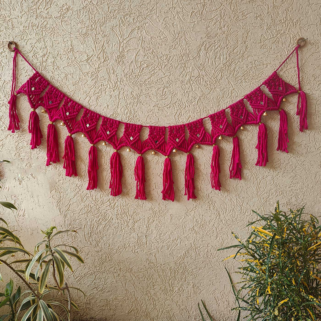 Handmade Macrame Samriddhi Design Cotton Toran
