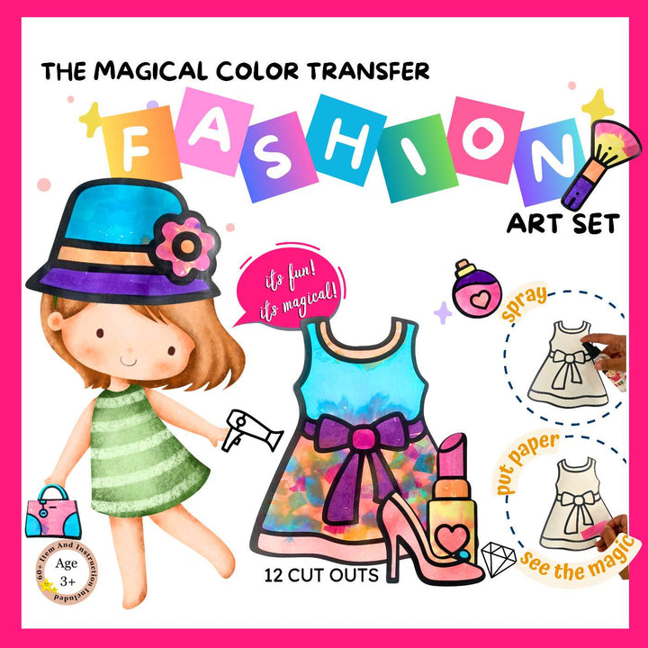 Magical Color Transfer Fashion Theme DIY Kit