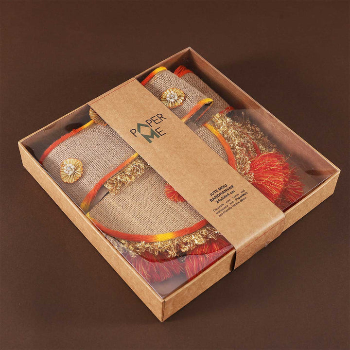 Handmade Moli Bandhanvar Jute Toran
