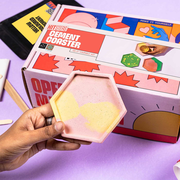 Cement Coaster Making DIY Kit