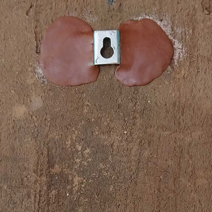 9 x 9 Inch | A Couple In Farm | 3D Handmade Terracotta Molela Mural Wall Art Tile