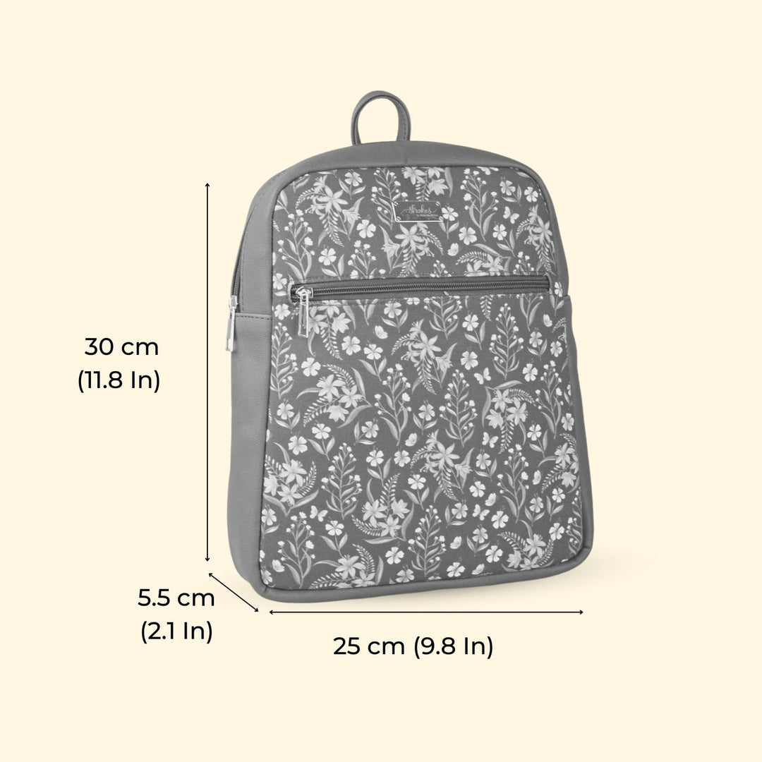 Lotus Field Vegan Leather Backpack