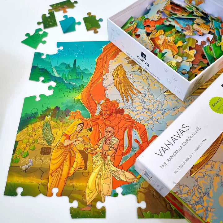 Vanavas | The Ramayana Chronicles Mythology Puzzle | 100 Pieces