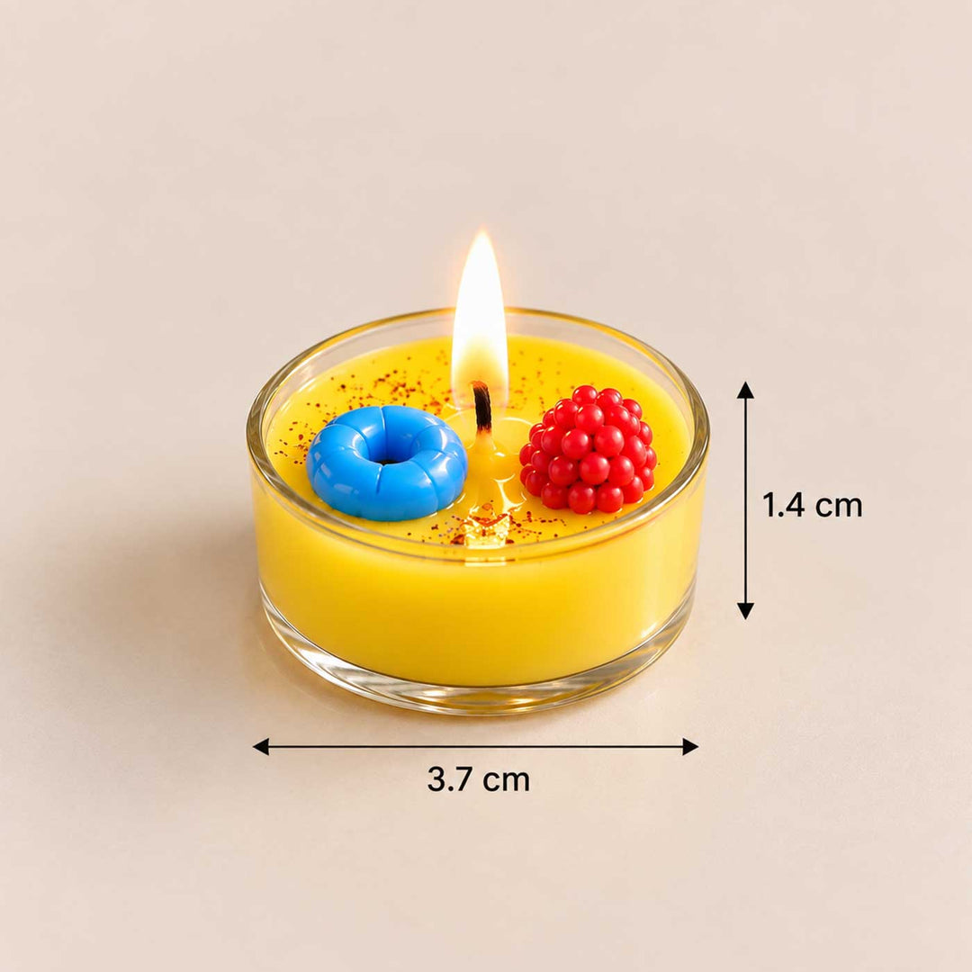 10 pc | Handmade Berry Bliss Scented Soy Wax Tealight Candle