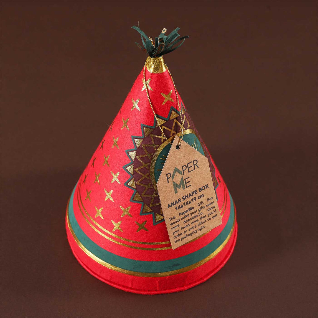 Handmade Anar Shaped Paper Gift Box