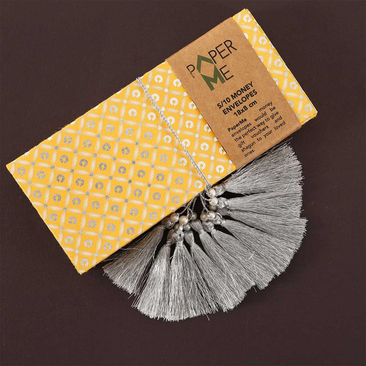 Personalized Handmade Sequence Paper Envelopes | Set Of 10