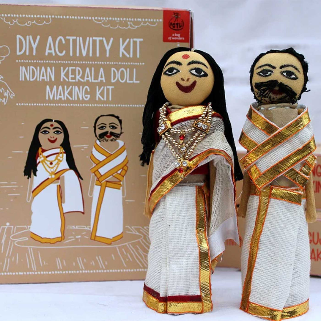 Kerala Couple | Indian Traditional Doll DIY Kit