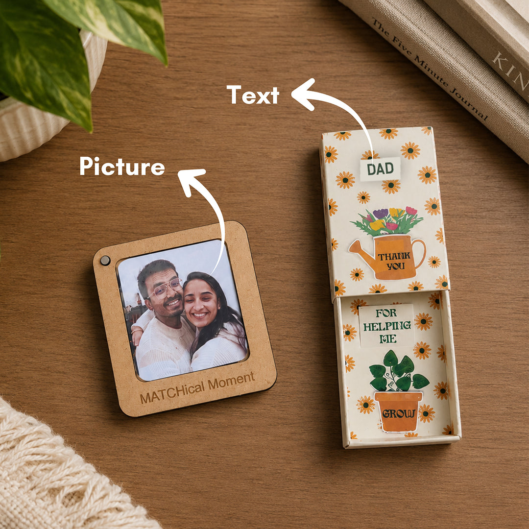 Thank You for Helping Me Grow Father’s Day Fridge Magnet Combo